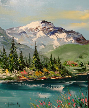 peintre de la montagne peintures montagne « Christian Guinet